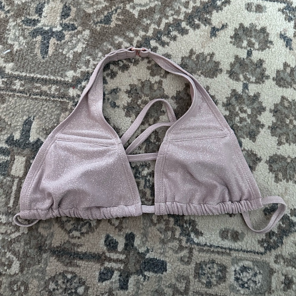 Sparkly bikini top